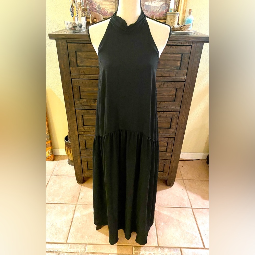 Elegant Black Sleeveless Dress by A New Day
